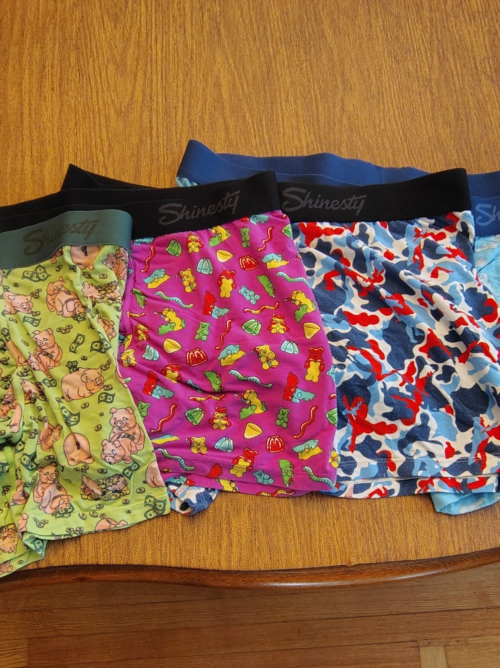 Shinesty Colorful Men's Boxer Briefs  - 5 Pairs